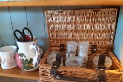 Shepherd Hut kitchen